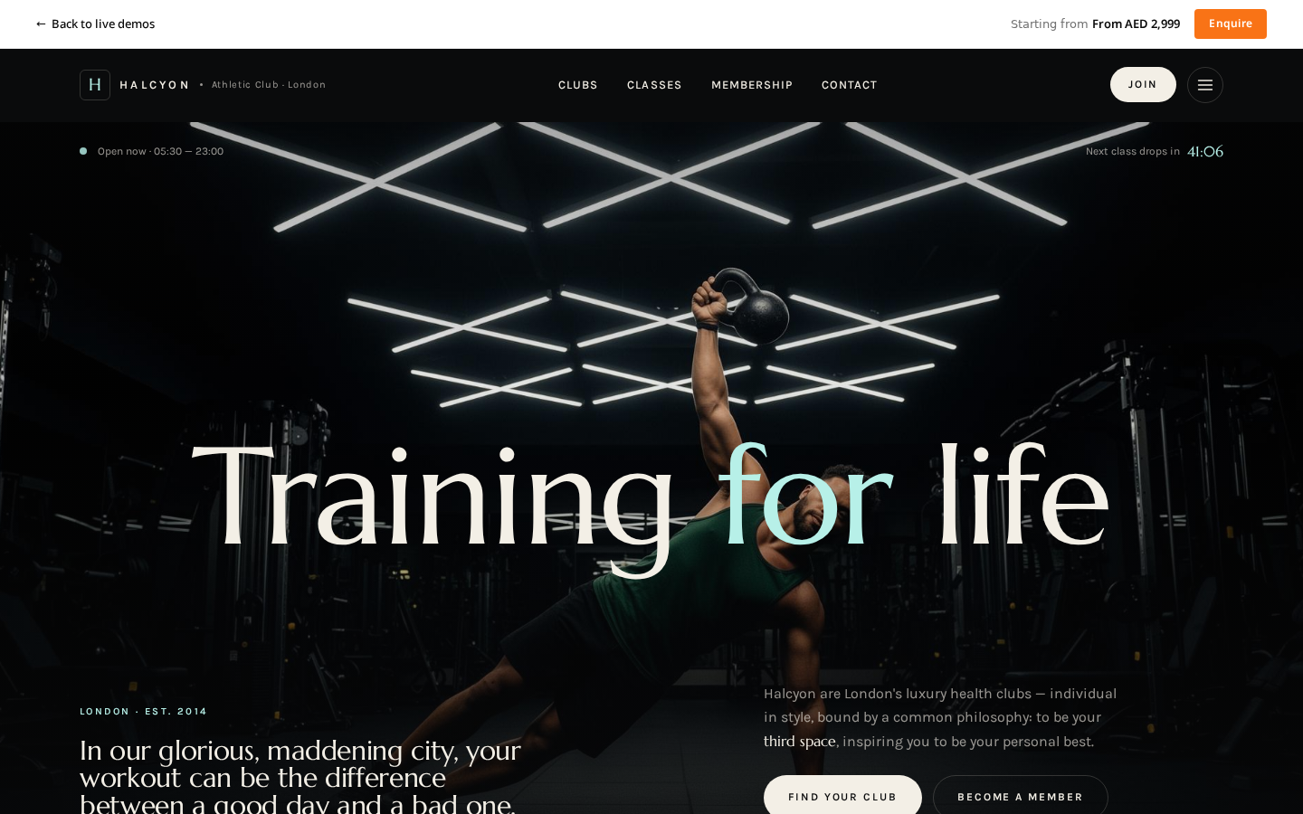 Halcyon Athletic Club — Luxury London Health Clubs